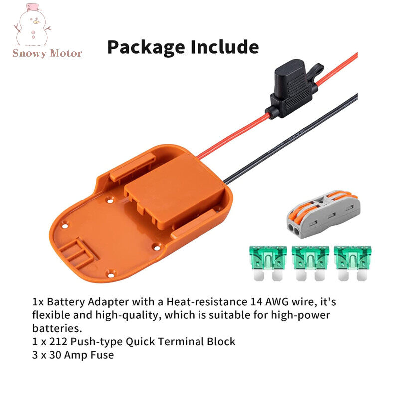AEG 1xBattery Adapter Power Dock Adapter For-RIDGID 18V For-AEG 18V Power Connectors 