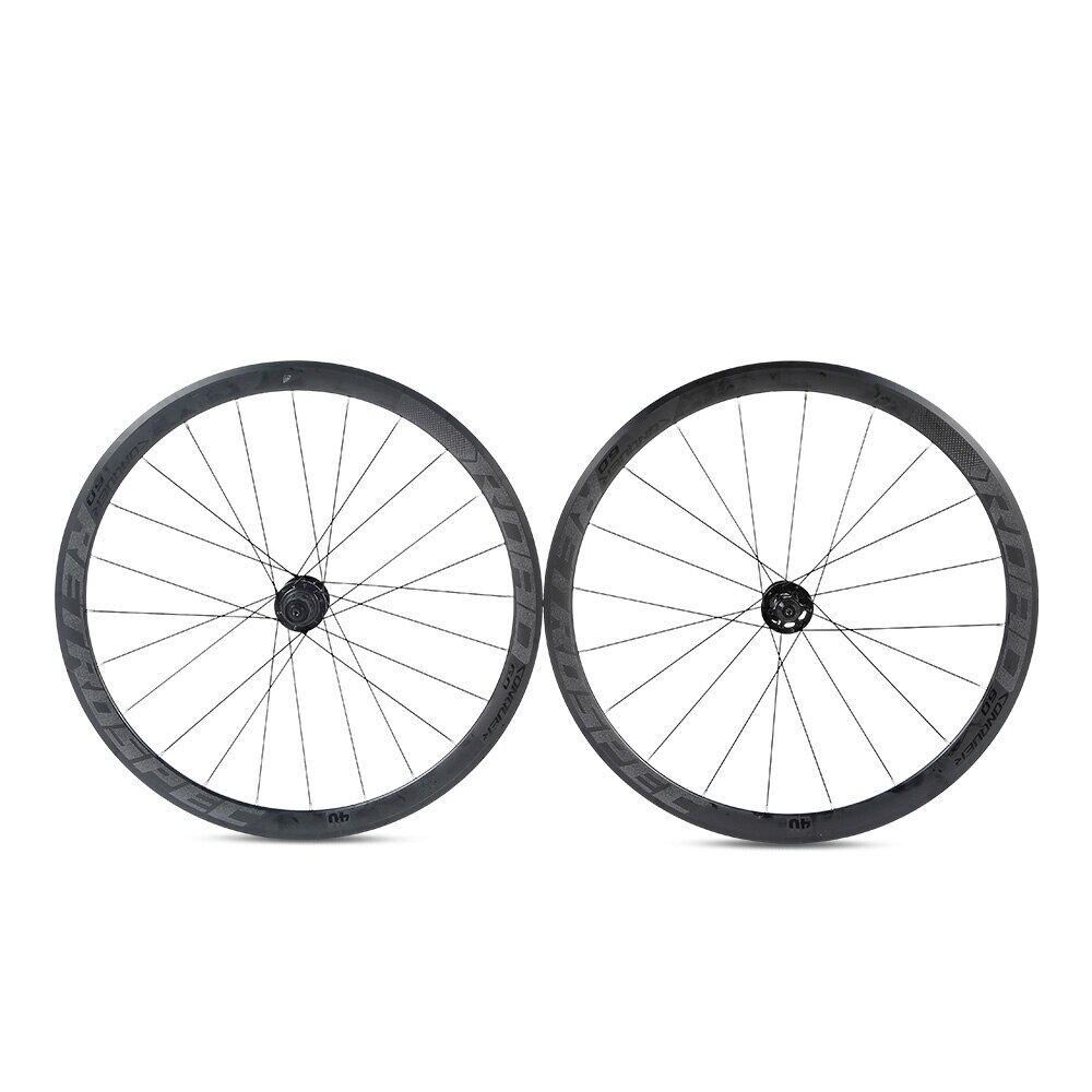 RSON Aluminum Alloy Wheels 700c Disc Brake 40mm Quickrelease Thru