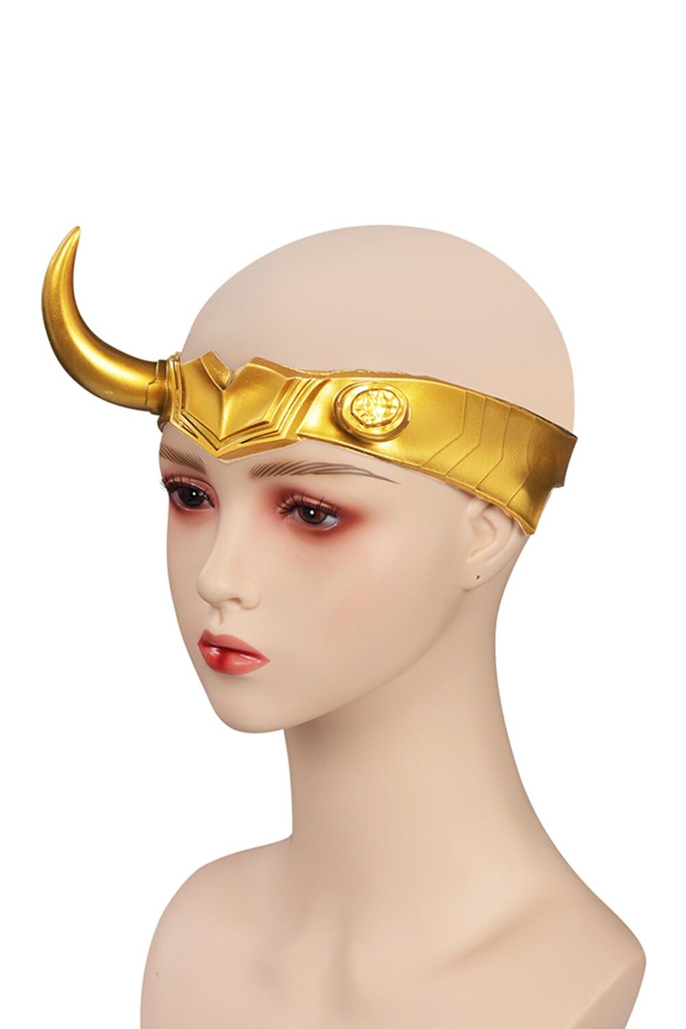 Lady Loki Sylvie Headwear Thor Ragnarok Cosplay Costume Essories Women Man