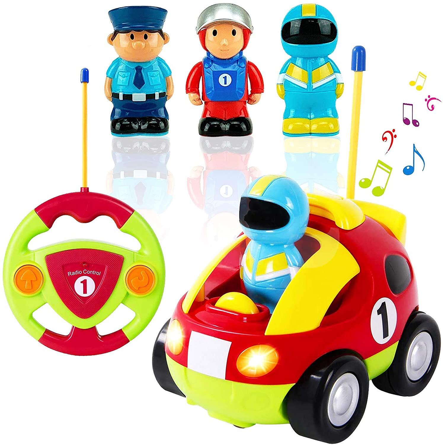 Liberty Nhập Radio Xe Đua Điều Khiển Từ Xa Hoạt Hình Đầu Tiên Của Tôi, Đồ Chơi Điều Khiển Từ Xa Dành Cho Em Bé, Trẻ Mới Biết Đi, Trẻ Em