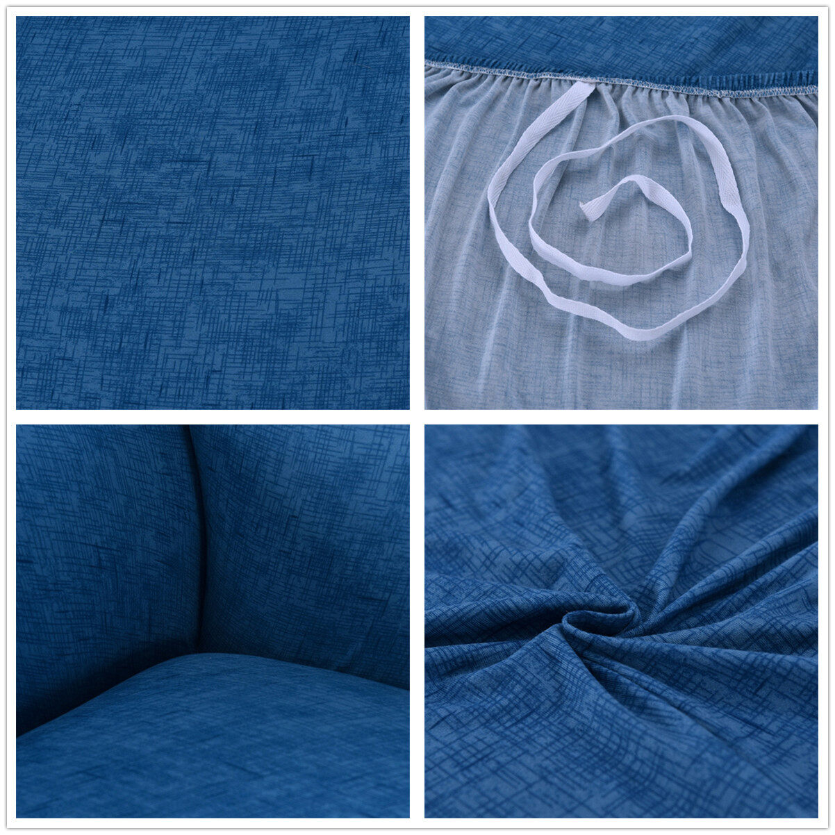 Generic 3seater Elastic Sofa Cover Stretch Armchair Protective Chair