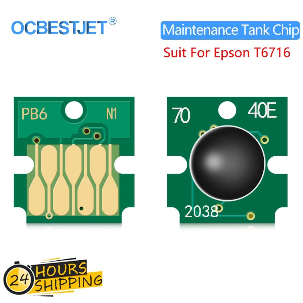 【The-Best】 Onix System T671600 T6716 bảo trì hộp chip Epson WorkForce Pro WF-C5710 WF-C5790 WF-C5290 WF-C5210 c529r c579r máy in ET-8700