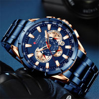 CURREN Fashion Mens Top Luxury Watch Sport Luninous Display Waterproof Chronograph Watch Men Casual Quartz Clock Automatic Date Men Watch