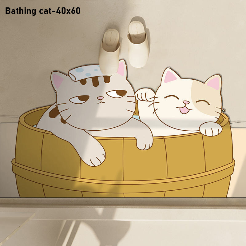 Bathing cat