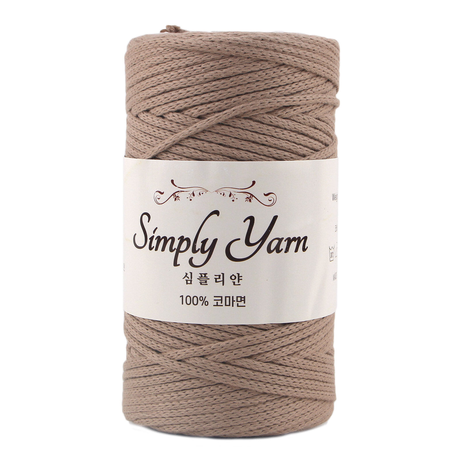 Simply Yarn 100% Cotton Macrame Crochet Knitting Crochet Yarn Made in Korea