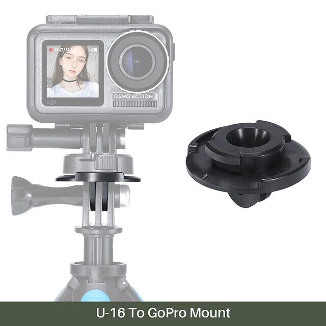 ULANZI Quick Release ฐานยึด3M สติกเกอร์เทปกาวอะแดปเตอร์สำหรับ Hero 7/6/5 DJI Osmo กล้องแอคชั่นแคมเมราชุดอุปกรณ์เสริม