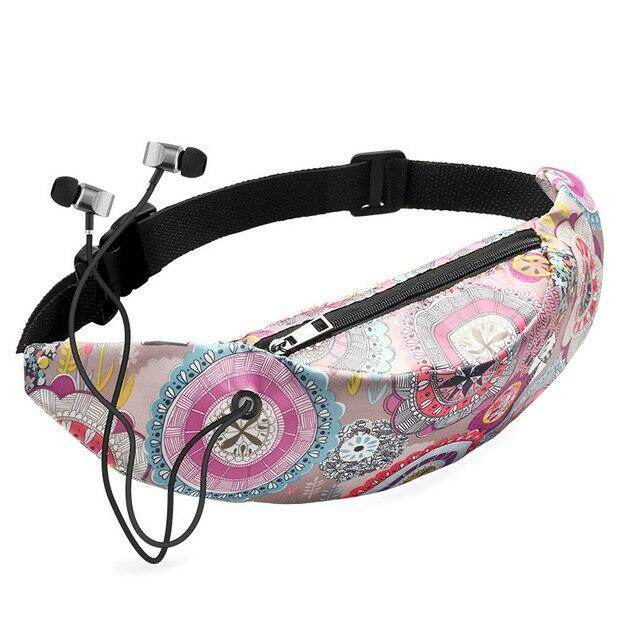 Banana Printed Pillow Women's Waist Bag Waterproof Belt Bags For Ladies Travel Phone Case Wallet Fanny Packs Female Bum Bag