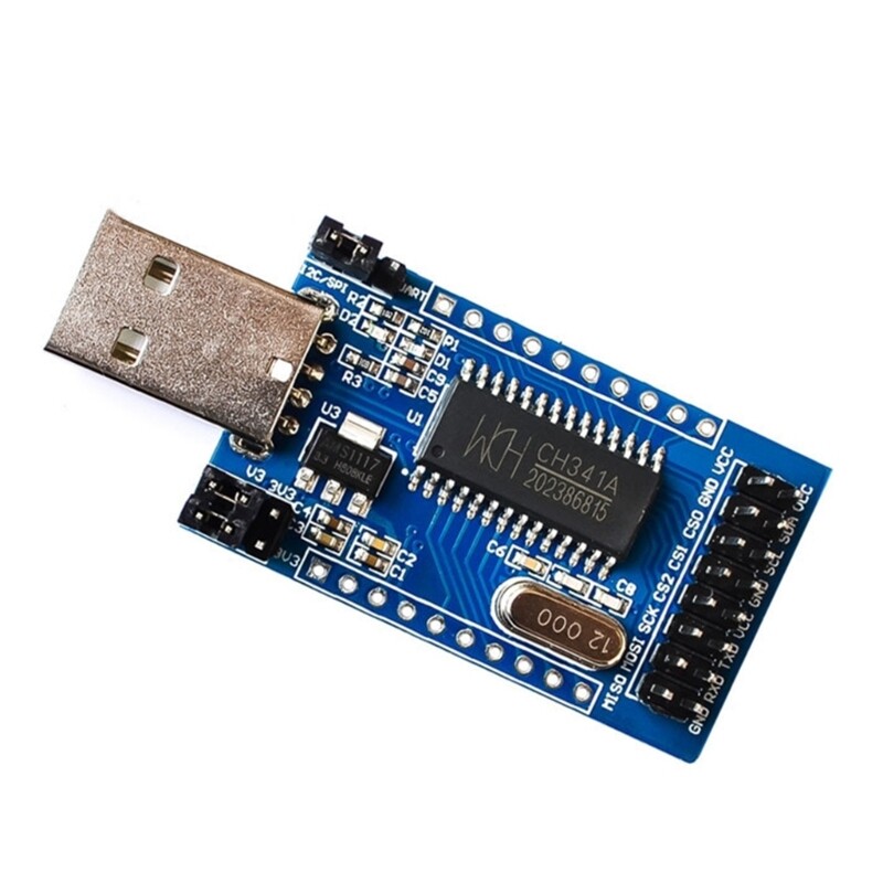 Bộ chuyển đổi cổng song song Bộ chuyển đổi USB sang UART IIC EPP/mem Lập Trình Viên ch341a bảng chỉ báo hoạt động trên bo mạch