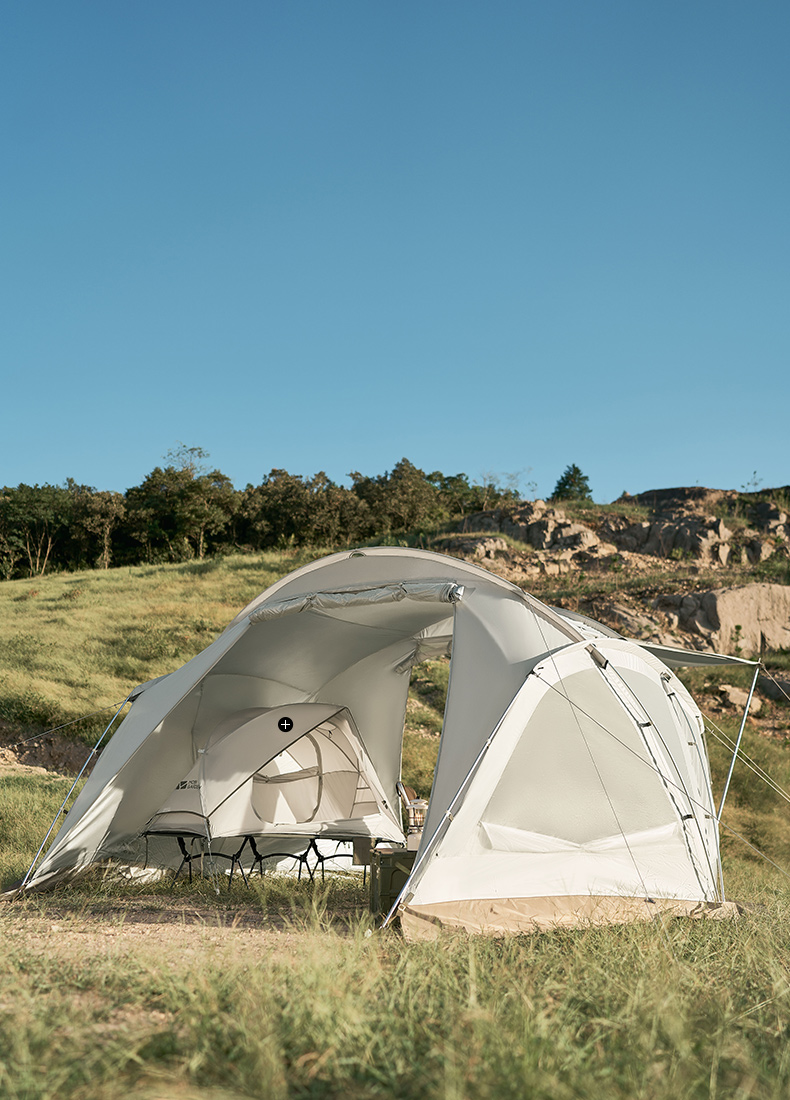 MOBI GARDEN Camping Tent 2-3 Person Waterproof Rainproof Windproof Portable Large Space 4 Season Backpacking Hiking · v40