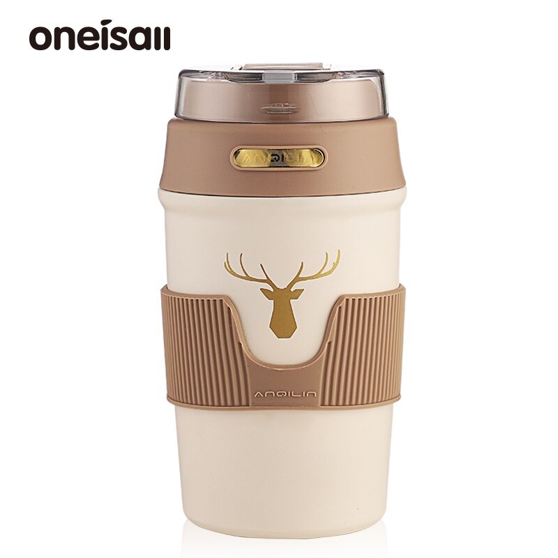 Oneisall bình giữ nhiệt cốc cà phê cách nhiệt bình nước bằng thép không gỉ tiện dụng cho văn phòng ngoài trời 400ml