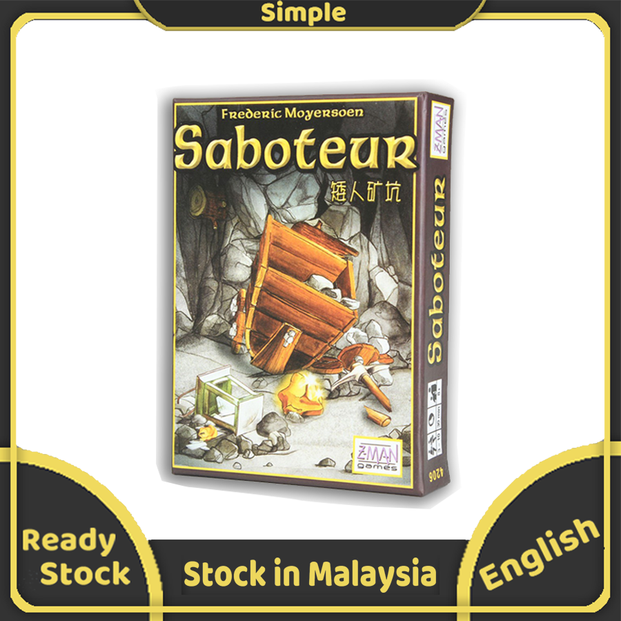 Bảng Trò Chơi Thẻ Saboteur Cổ Điển Thẻ Nugget Vàng Hành Động Trò Chơi Tiệc Gia Đình