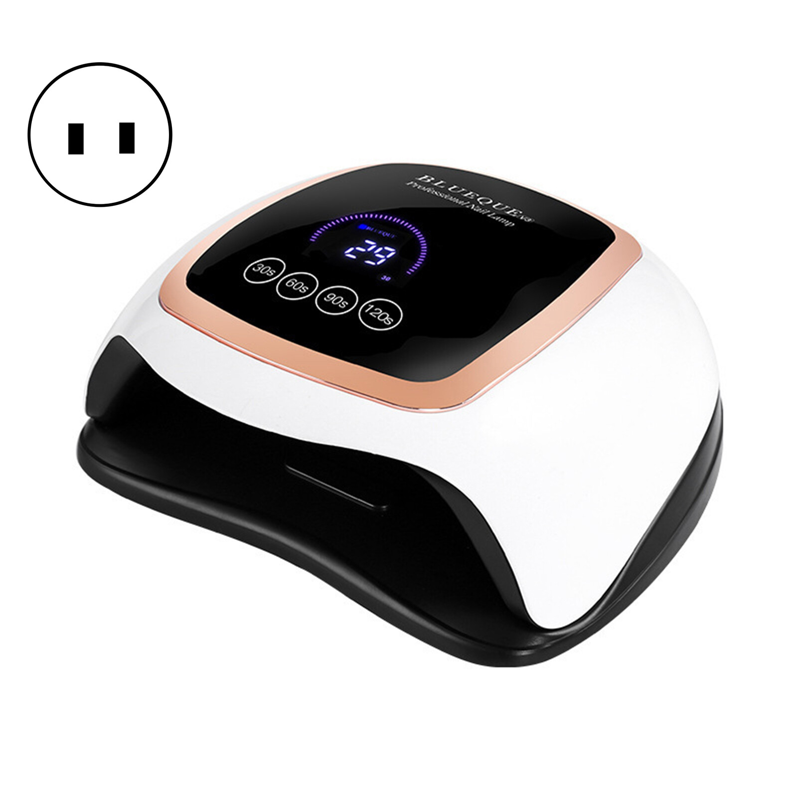 Nail Lamp 4 Timers LCD Display Auto Sensor 42 Lamp Beads Fast Drying Professional Gel Nail Dryer 168W Double Hands LED UV Light Dryer Nail Salon Use ราคา 892 บาท*ส่งฟรี