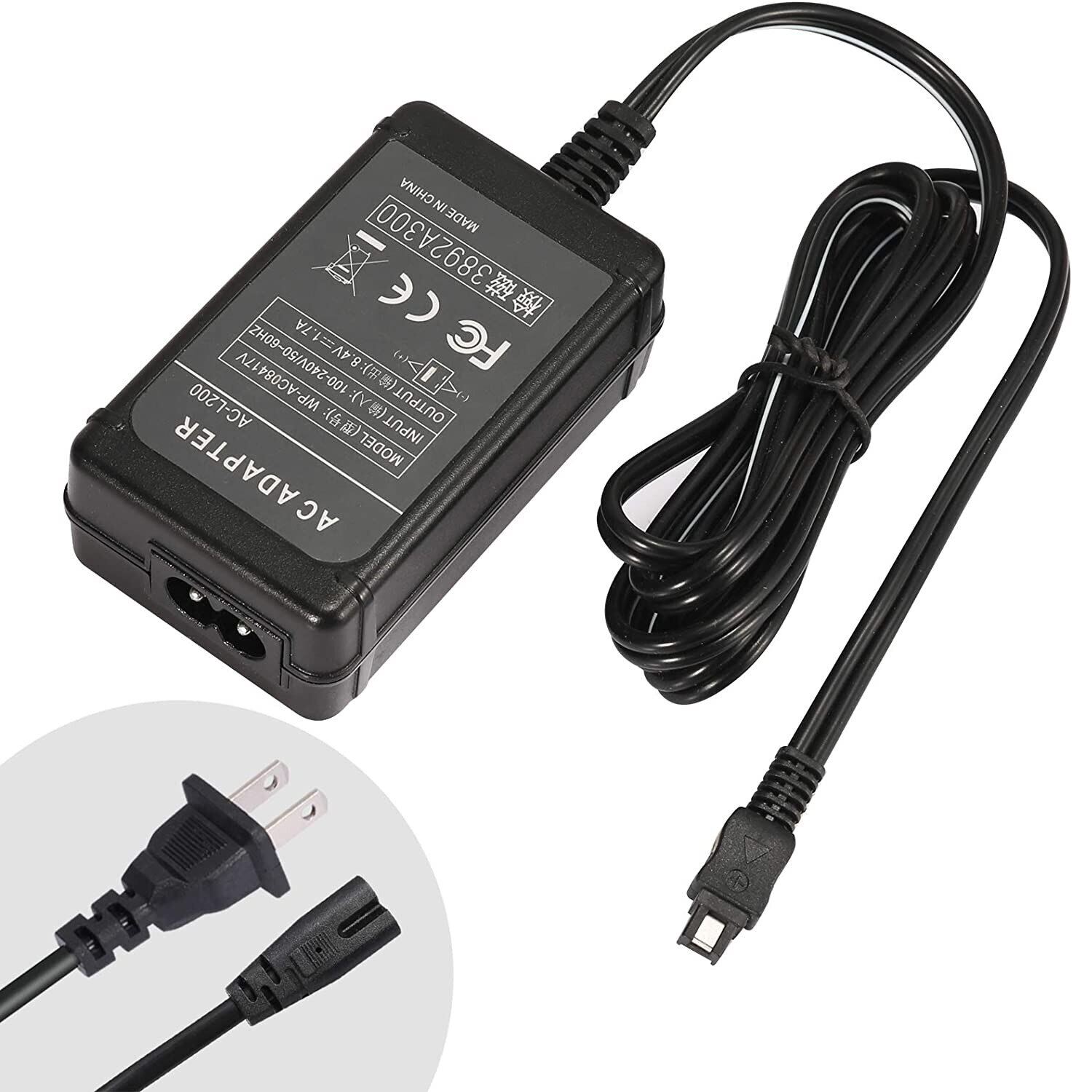 Ac-l200 ac-l200b ac-l200c ac-l200d ac-l20 ac-l25 máy ảnh ac adapter cung cấp điện sạc kit cho sony handycam dcr-dcr loạt dcr-sx4