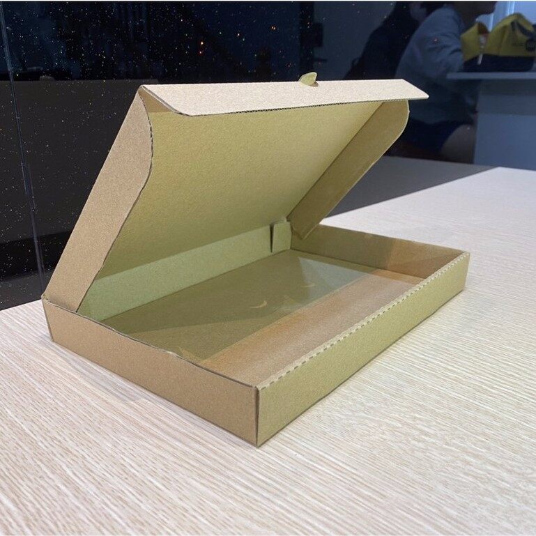 Hộp Carton 30x25x3 - 25 hộp trơn gói hàng quần áo nắp cài siêu dày chịu lực tốt