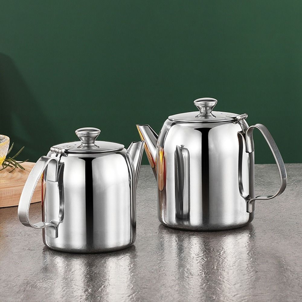 Support Stove Stainless Steel Home Kitchen With Filtering Holes Kettle  Teakettle Metal Teapot Coffee Pot | Lazada Singapore