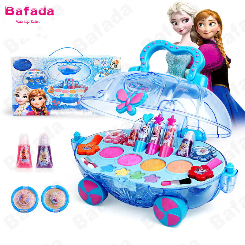 Bafada Snow White Makeup Car,Kids Makeup Set- Safety Tested- Non Toxic,Girls Toy Make Up Kits,Make up set for Kids,Pretend Play Kids Beauty Salon.Children makeup toys ราคา 845 บาท*ส่งฟรี