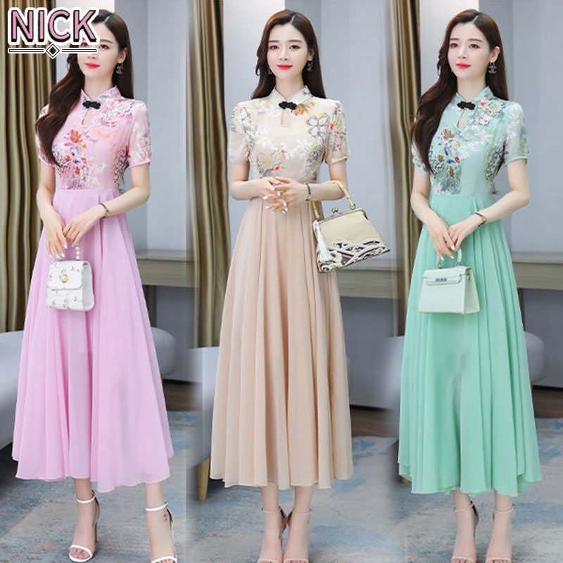 20 Mẫu váy đầm maxi thun dài đẹp 2023 kiểu Hàn Quốc