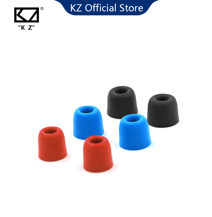 KZ in-ear earbuds noise-canceling earplug set memory sponge set springback comfortable ear cotton original package