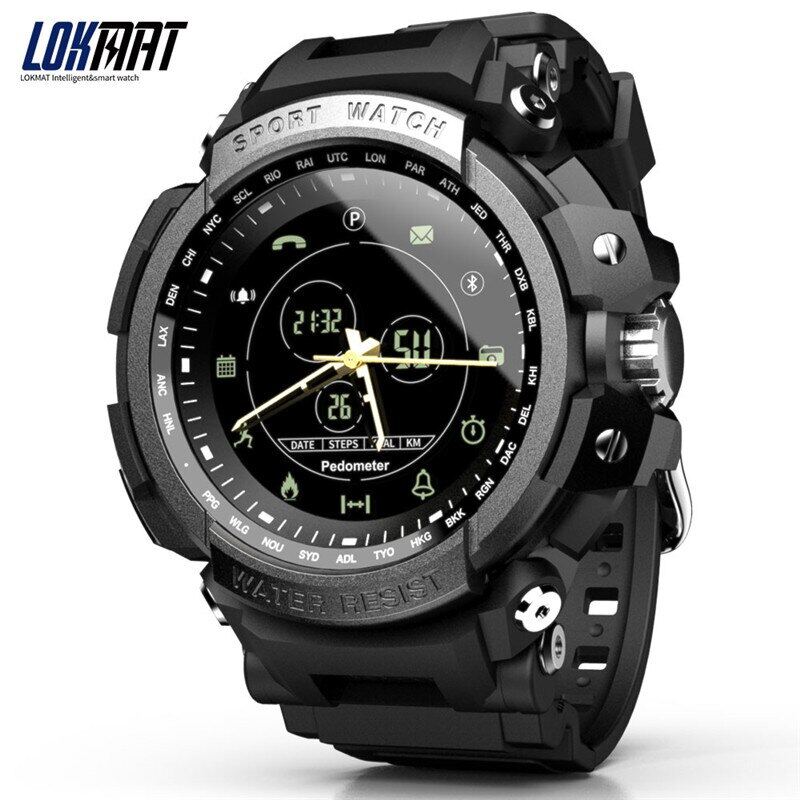 LOKMAT Smart Watch MK28 Fitness Smartwatch Sport Track Stopwatch IP68