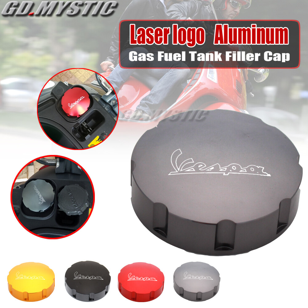Phụ Tùng Bình Xăng Nắp Bình Xăng Cho VESPA GTS GTV LX Primavera Sprint Xe Máy Có Logo Phụ Kiện Nhôm Nắp Cốc Dầu