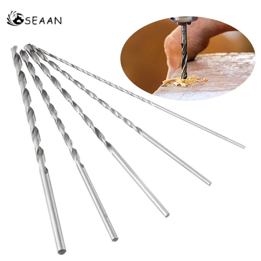 5 chiếc mũi khoan xoắn dài 200mm 2/3/3, 5/4/5mm mũi khoan chuôi thẳng thép tốc độ cao phụ kiện máy khoan điện