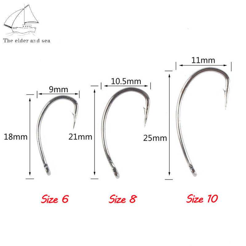 20 chiếc lưỡi câu cá bằng thép cacbon cao có lưỡi câu cá chép phụ kiện câu cá