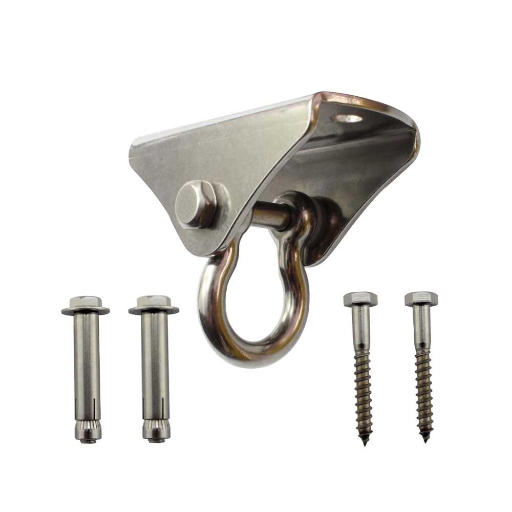 Móc treo xích đu 180 ° móc xích đu bằng thép không gỉ cho trần nhà bằng gỗ bộ treo xích đu ghế võng yoga