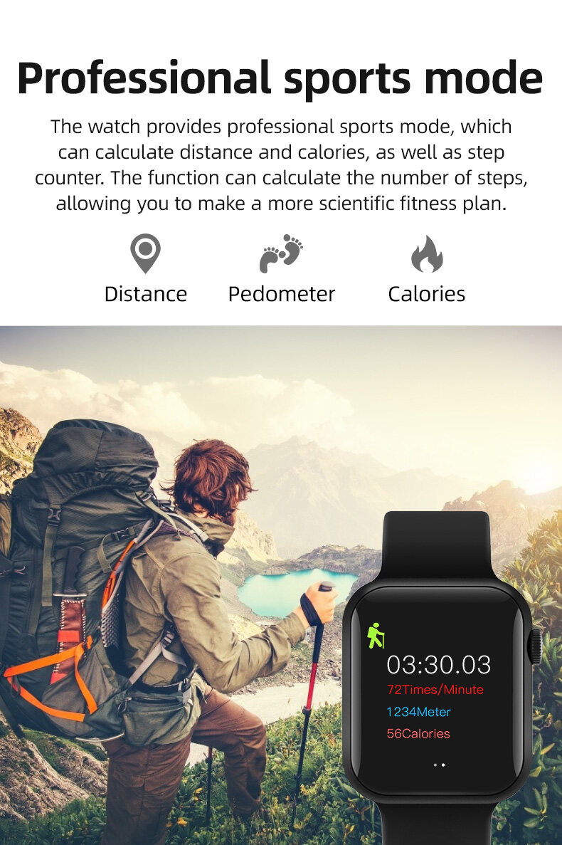 SKMEI BOZLUN Men Women Smart Watch Sports Bluetooth Call Heart Rate Monitor Waterproof Watch For Apple IOS Android Smartwatch T500 plus 14