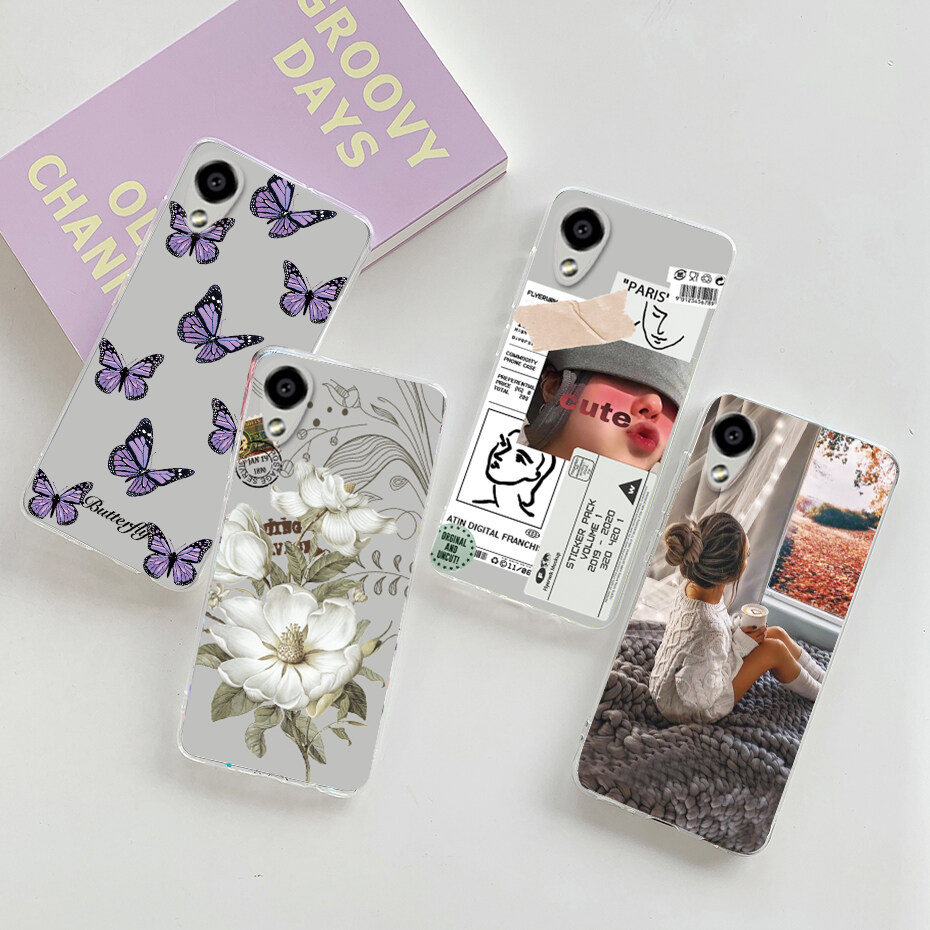 Dành Cho VIVO Y91C Ốp Lưng, Thời Trang Dễ Thương, Silicon TPU Trong Suốt In Hình Ốp Mềm Ốp Điện Thoại Dành Cho VIVO Y91C