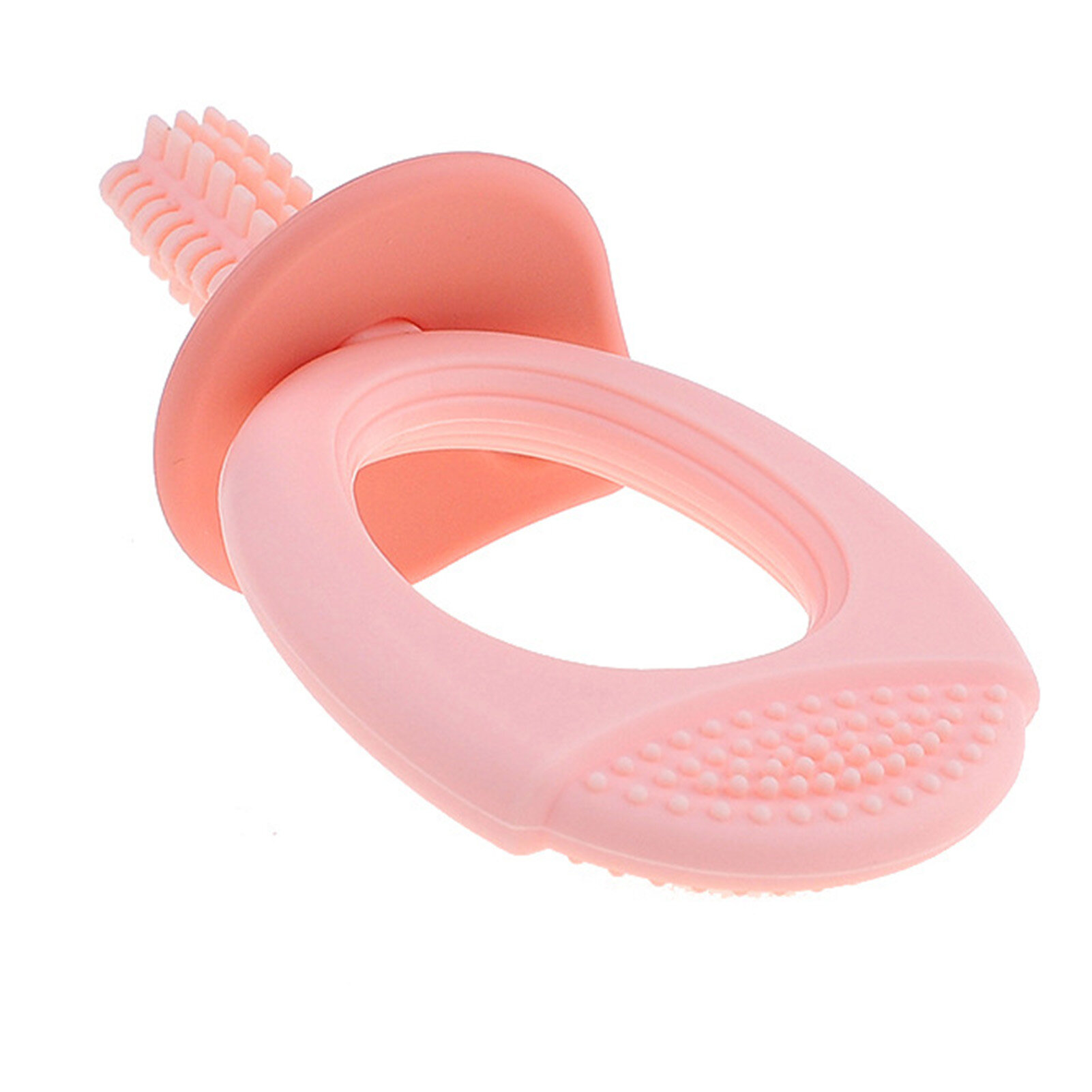 Bé bàn chải cho bé tập đánh răng Teether Silicone 360 ° sạch Mouthguard bé massage bàn chải đánh răng