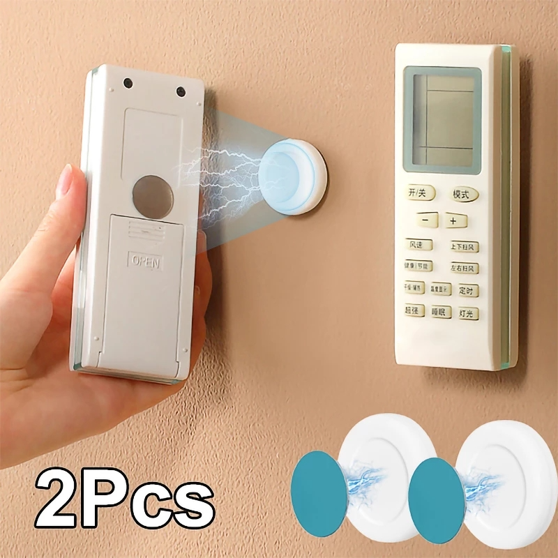 2 bộ móc nam châm móc treo tủ lạnh nam châm mạnh gắn tường giá đựng đồ điều khiển từ xa móc sắp xếp tủ gia đình