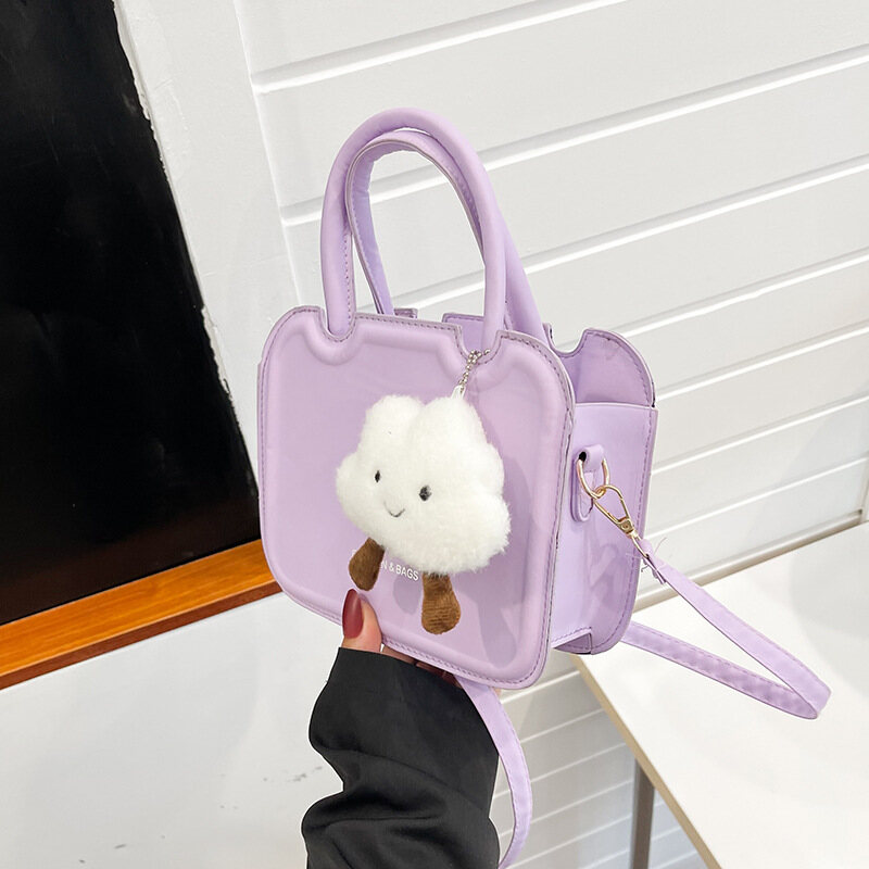 Retro Portable Biscuit Bag Trendy Small Bags Women's 2022 Spring And Summer New Fashion Shoulder Crossbody Small Square Bag