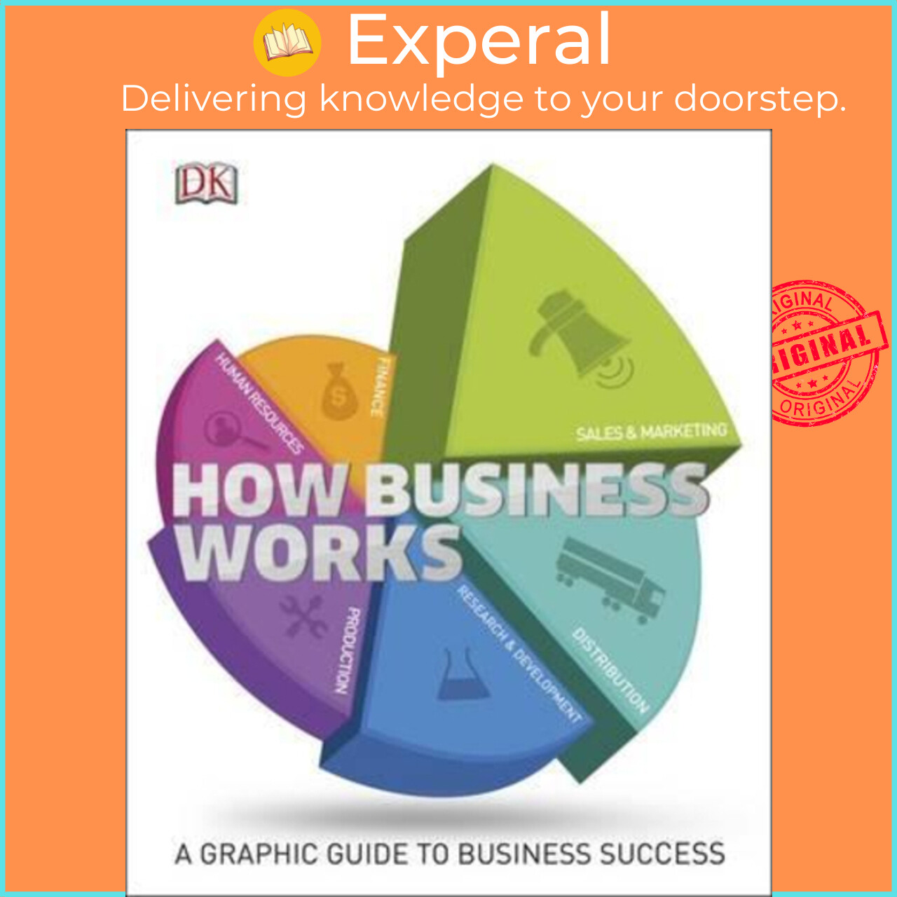 Sách - How Business Works : The Facts Simply Explained by DK (UK edition, hardcover)
