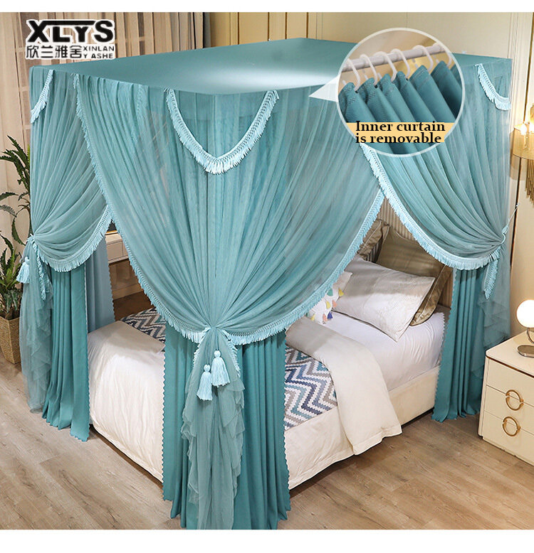 XINLANYASHE mùng 5 chân mùng chụp 6 chân mùng, mùng người lớn, mùng 6 chân, mùng ba, mùng lều, mùng kiểu công chúa, mùng chống côn trùng, mùng dễ xách, mùng ngủ, mùng chụp, mùng chụp mùng sàn, mùng chống bụi chất liệu dày dặn