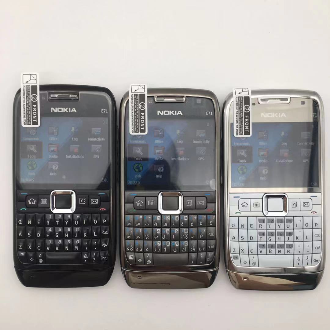 For Nokia E71 Original Mobile Phone Unlocked 3G Wifi GPS 5MP English Keyboard ราคา 962 บาท*ส่งฟรี
