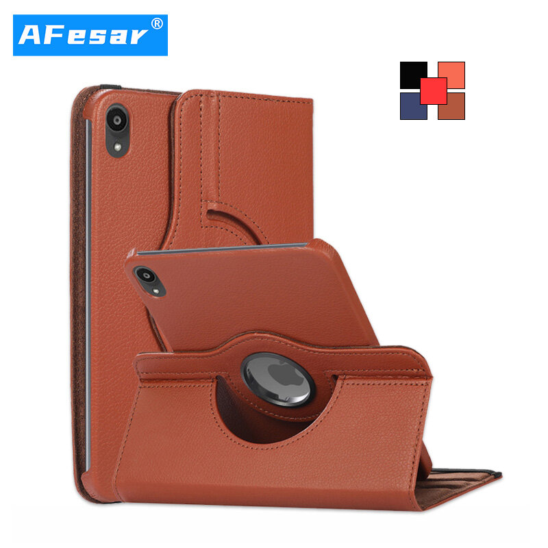 Bao da thông minh xoay 360 độ cho ipad mini 6 bao cho ipad mini 6 thế hệ thứ 6 8.3 "2021 bao máy tính bảng chống sốc ốp lưng funda capa bảo vệ