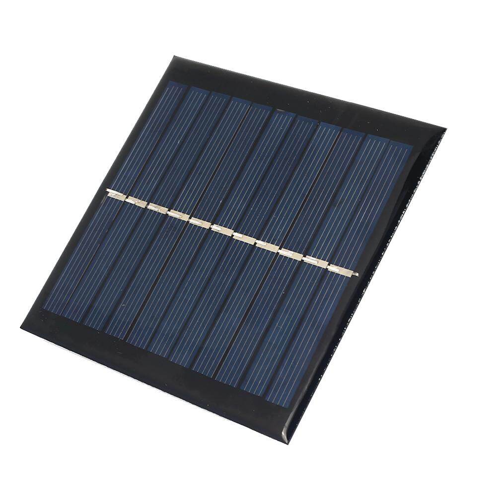 1 W 5.5 V แผงโซล่า 1 W 5.5 V แผงชาร์จโซลาร์ 1 W 5.5 V แผงโซลาร์เซลล์ทนทาน DIY 180MA Polysilicon ไฟแสงอาทิตย์โมดูลชาร์จแบตเตอรี่