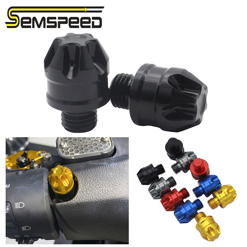 SEMSPEED1 Pair Motorcycle Side Rear View Rearview Mirror Threads Adapter Bolt Screws For Honda ADV150 ADV160 ADV 150 160 2019-2023 ราคา 324 บาท*ส่งฟรี