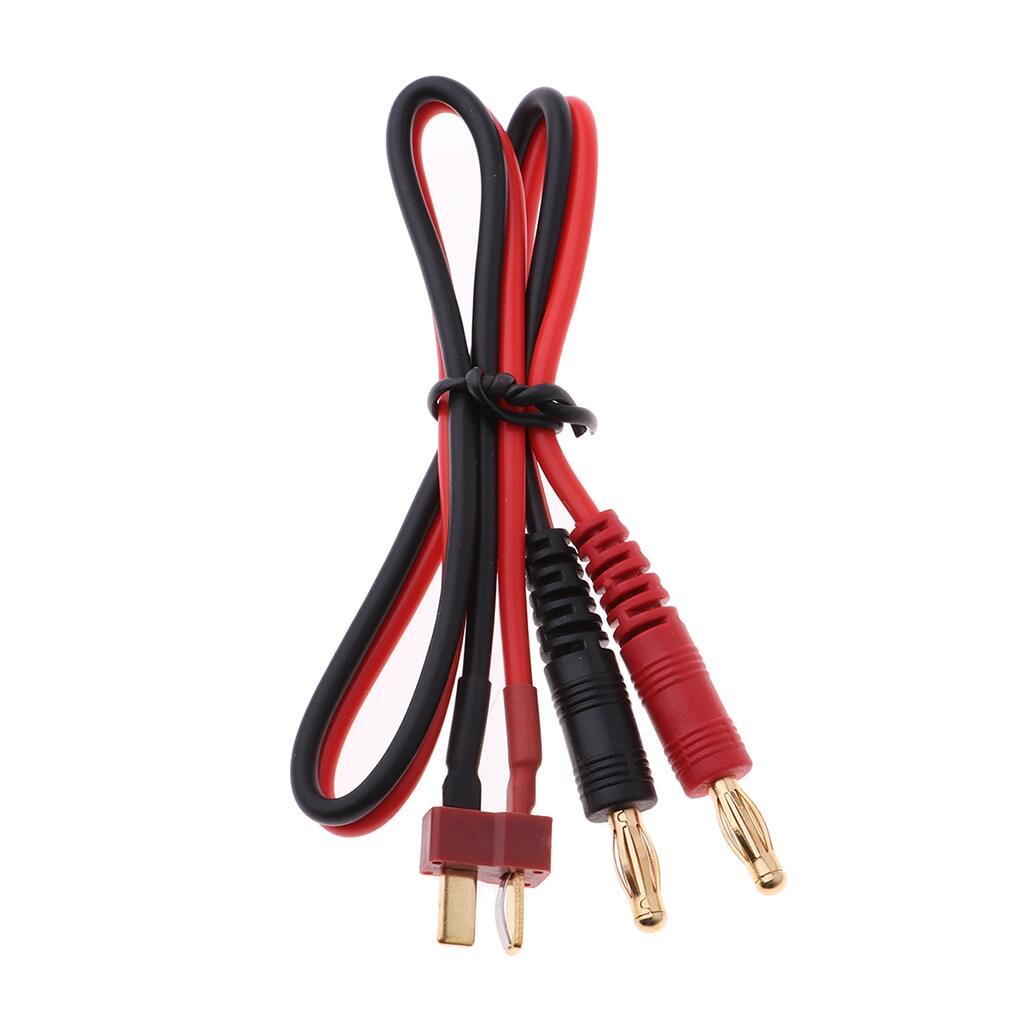 4mm Banana Plug Connector to T Plug Charger Cable 14AWG RC B6AC B6 Battery Charge Wire