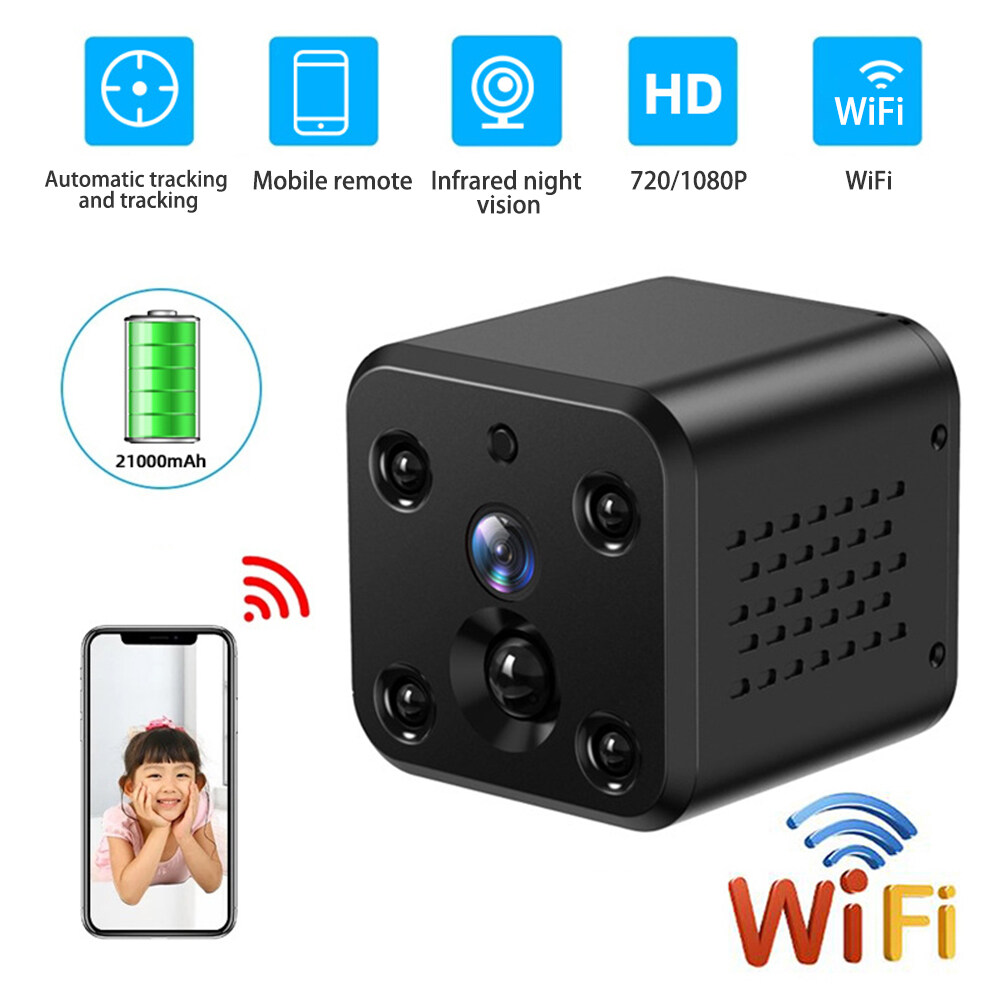 Camera không dây Wi-Fi mini 4K HD 170 Ống kính góc rộng máy quay an ninh