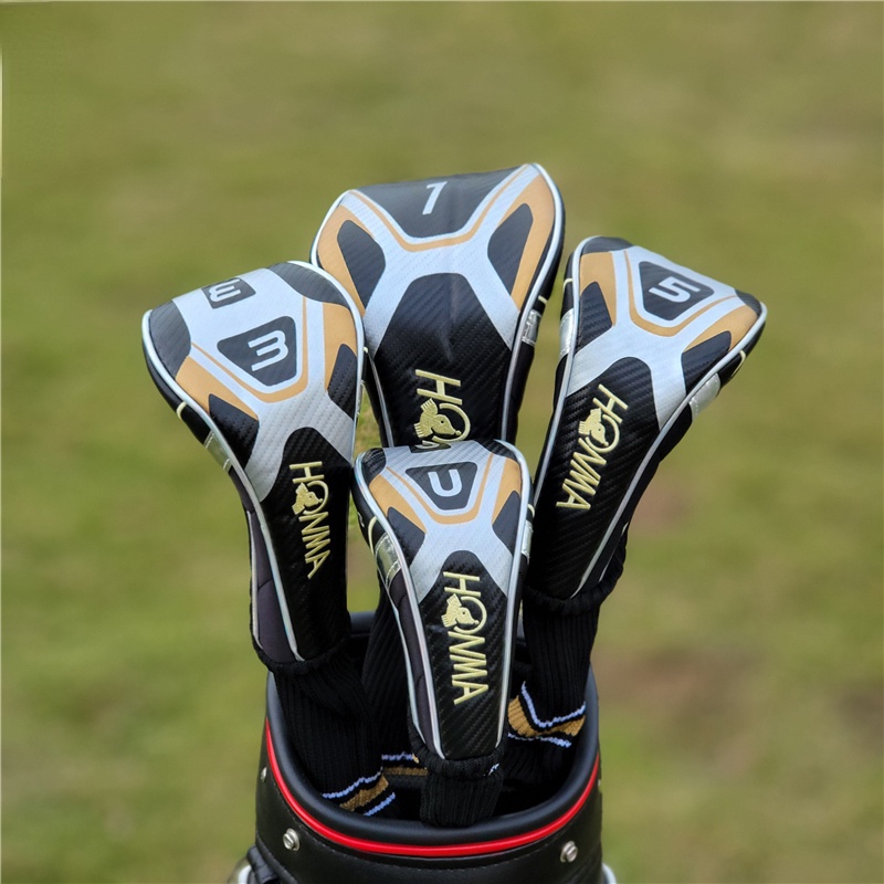 Bọc đầu gậy golf mới bọc đầu gậy golf honma bọc đầu gậy pu bọc chống bụi