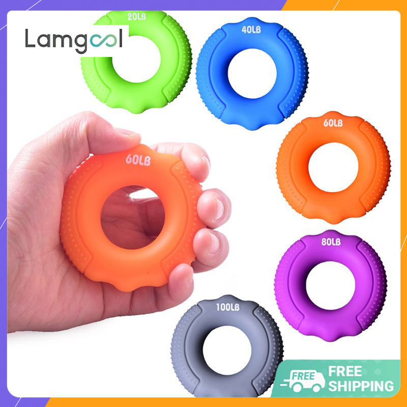 Dụng cụ duỗi cổ tay hàng sẵn có silicone kẹp ngón tay băng tập đàn hồi vòng luyện cơ bàn tay dụng cụ luyện tập cẳng tay ngón tay dụng cụ giãn xương luyện tập cổ tay oua2996