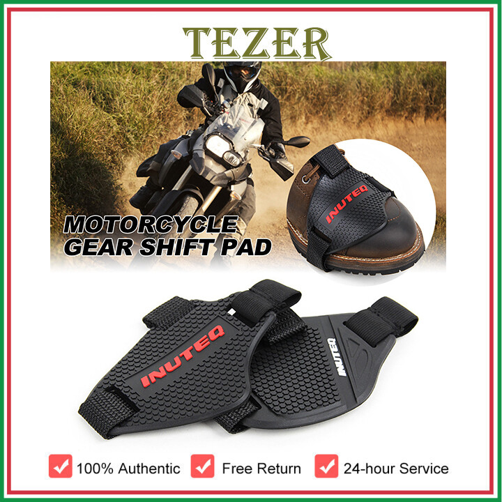 TEZER Tấm Bọc Cần Số Xe Máy Tấm Bọc Giày Xe Máy Có Thể Điều Chỉnh Tấm Bảo Vệ Bốt Bền Và Nhẹ Phù Hợp Để Lái Xe Phụ Kiện Xe Máy