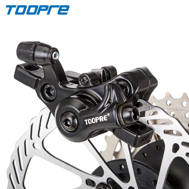 Toopre thước kẹp phanh đĩa xe đạp bộ dụng cụ phanh đĩa xe đạp đường trường xe đạp leo núi hợp kim nhôm f160/r140/f180/r160 bộ dụng cụ phanh đĩa xe tay ga
