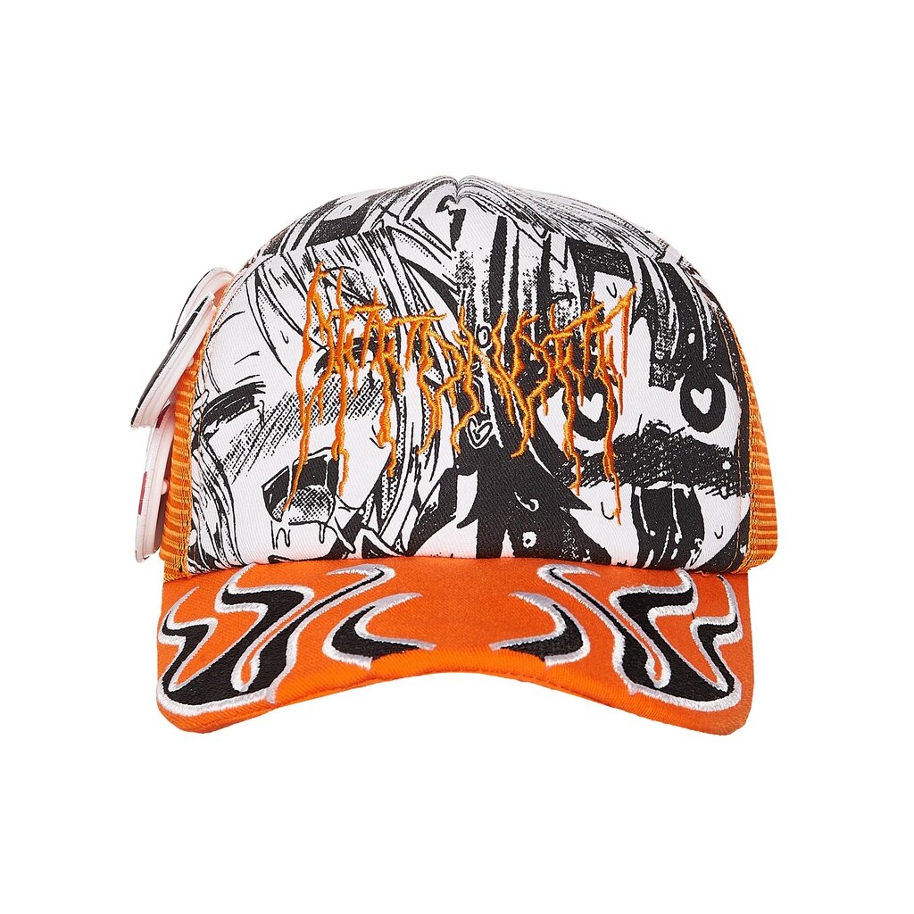 Anime trucker cap / orange