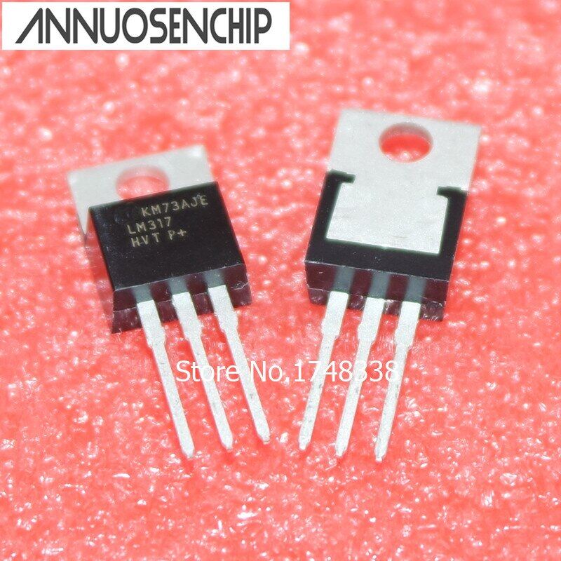 Chanzon 10 Pezzi LM317T TO-220 Regolatore Di Tensione Regolabile TransistorAtx 1.2A - Foto 6