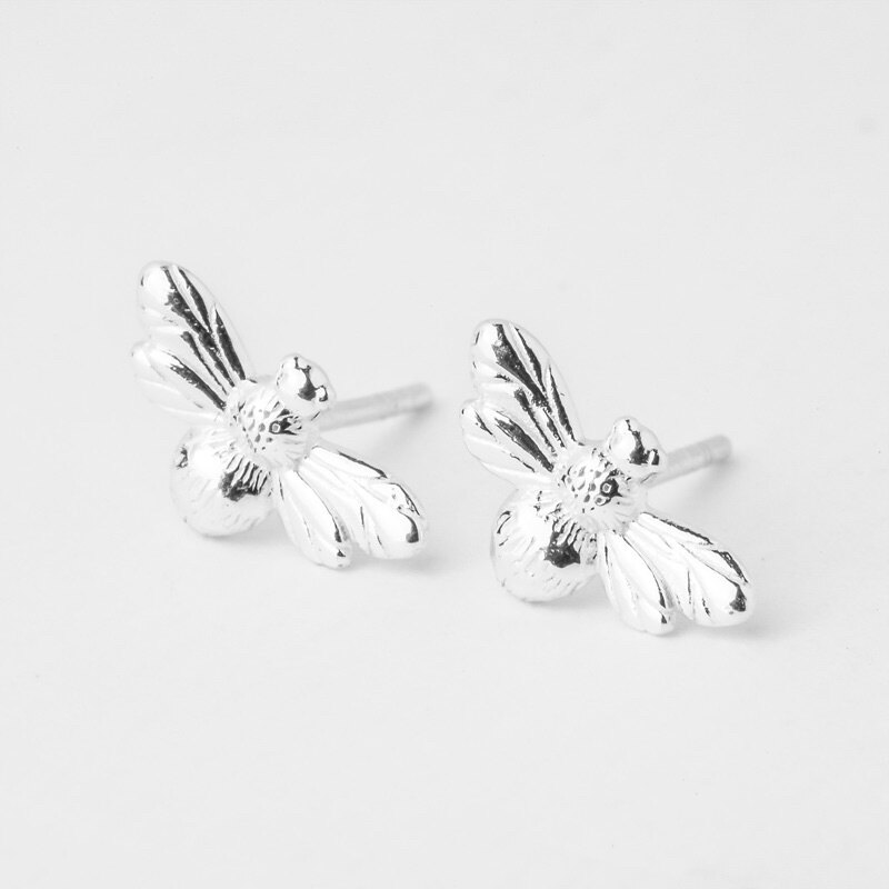 Bông Tai Bạc Nữ 925 - Chú Ong Chăm Chỉ - KaT Jewelry