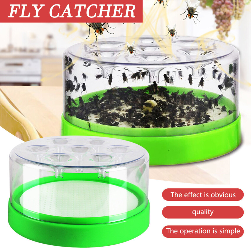 Home Garden Restaurant Flycatcher Automatic Fly Trap Flies Killer Catch Canteen Fly Machine Indoor INSECT TRAP Fly Repellent ราคา 149 บาท*ส่งฟรี