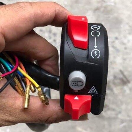 Cùm công tắc DUCATI nhỏ 4 chức năng - dochoixemay