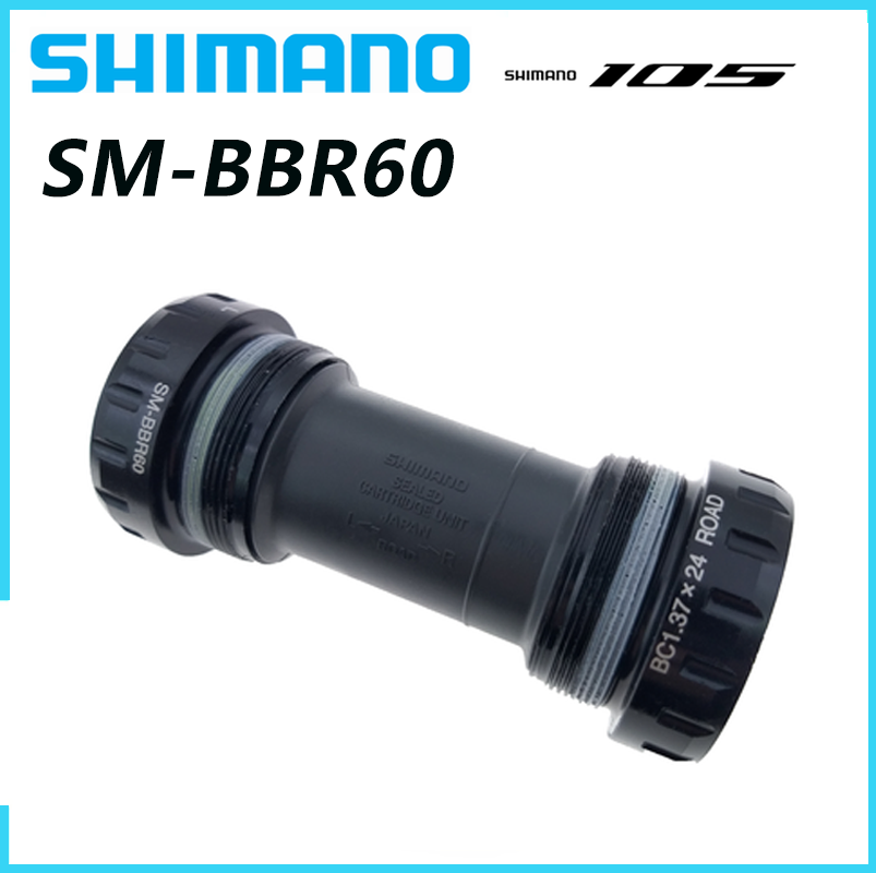 Shimano 105 bbr60 racefiets , trapas schroefdraad vỏ hollowtech ii 68/70 mm, sm-bbr60 breedte cho r7000 kettingwiel
